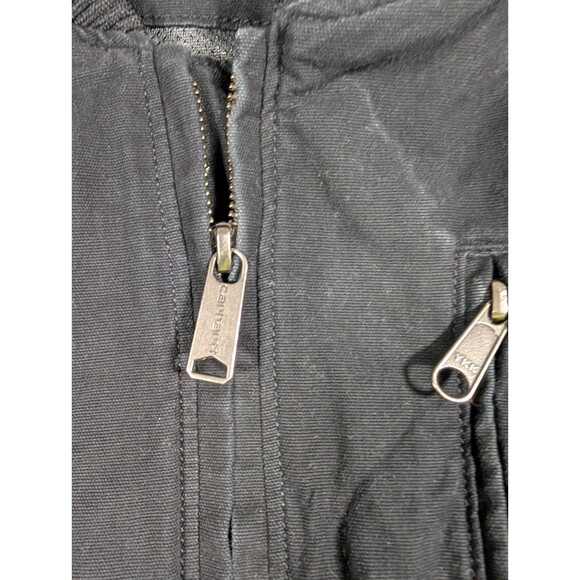 Carhartt Crawford Canvas Bomber Jacket Womens Size 2XL Black Mesh Lined 102524 - Picture 5 of 10